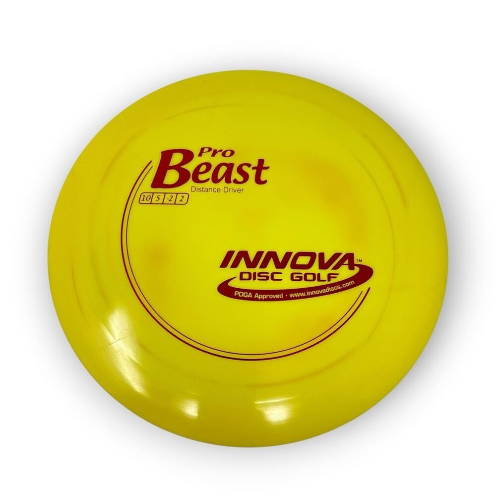 Innova Pro Beast 168g PBST Yellow Distance Driver Golf Disc 10 5 -2 2